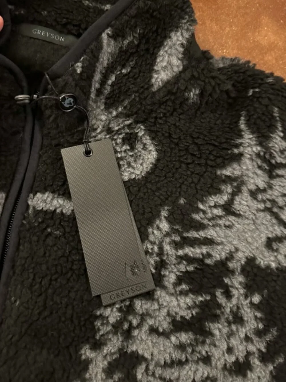 NWT Greyson Midweight Sherpa Fleece 1/4 Pullover Size Large